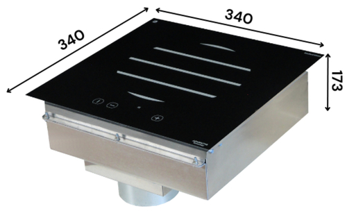 ELECTRIC INDUCTION PLATE ADVENTYS GL 650 FL ADV1494